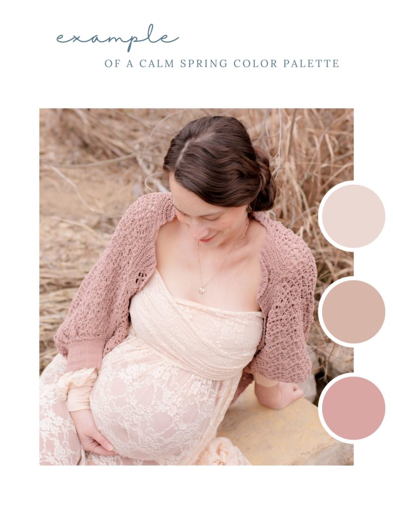 spring color palette for family pictures in neutral